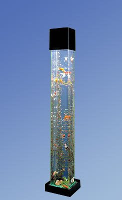 Vertical aquarium outlet